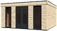 DECOR ET JARDIN - Abri de jardin bois Décor Home 21 - L.480xH.220xP.480cm - vignette