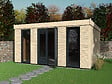 DECOR ET JARDIN - Abri de jardin bois Décor Home 21 - L.480xH.220xP.480cm - vignette