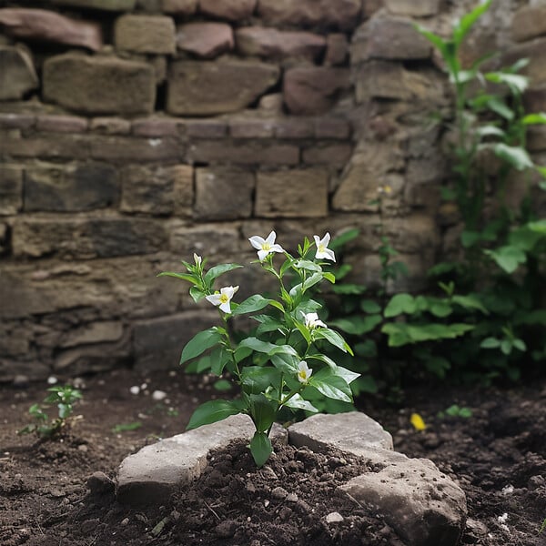 PLANT IN A BOX - Jasmin étoilé - Set de 6 - Jasminum 'Officinale'  - Hauteur 25-40cm - ⌀9cm - large