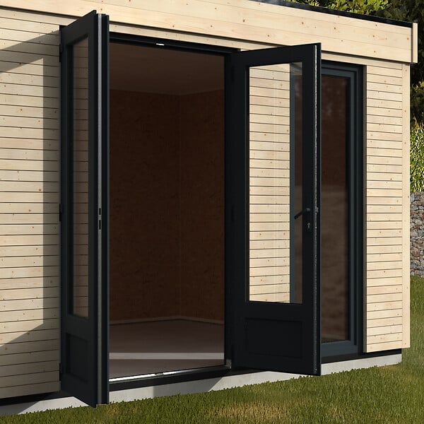 DECOR ET JARDIN - Abri de jardin bois Décor Home 21 - L.480xH.220xP.480cm - large