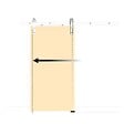 EMUCA - Kit de quincaillerie pour porte coulissante suspendue en bois de Barn, Sans fermeture souple, panneaux non inclus, Acier et Plastique, Peint en noir - vignette