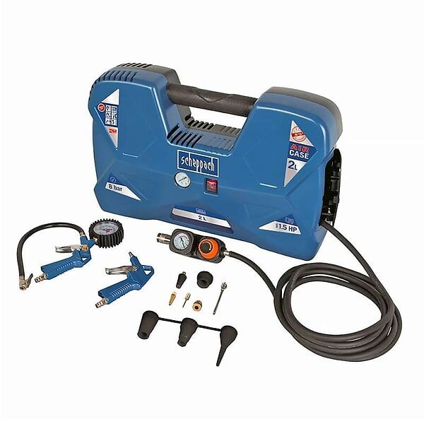 SCHEPPACH - Compresseur portatif avec kit accessoires SCHEPPACH AIR CASE 1100 - large