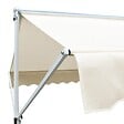 VIDAXL - vidaXL Auvent sur pied 500 x 300 cm Crème - vignette