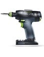 FESTOOL - Perceuse-Visseuse FESTOOL T 18+3-Basic (Machine seule Systainer SYS3 M 187) - vignette