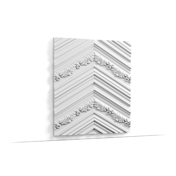 ORAC DECOR - Panneau Mural 3d Chevron W130 - L200 X H2 X L40 Cm - Orac Decor - large