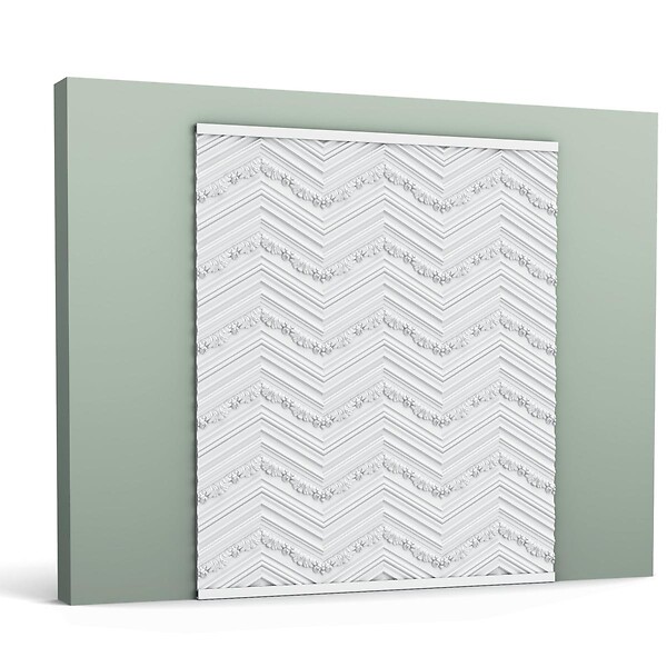 ORAC DECOR - Panneau Mural 3d Chevron W130 - L200 X H2 X L40 Cm - Orac Decor - large