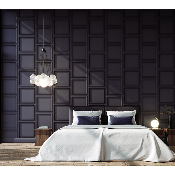 ORAC DECOR - Panneau Mural Avec Cadre W121 - L50 X H3,2 X L50 Cm - Orac Decor - large
