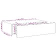 VIDAXL - vidaXL 2x Etagères à Tiroir Murales Armoires Flottantes Etagères Suspendues Supports Muraux Salon Salle de Séjour Gris Béton 40x23,5x10 cm MDF - vignette