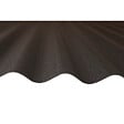 MCCOVER - Plaque acier ondulée PO 76/18 réversible noir mat / rouge mat 2000X900MM Noir mat / Rouge mat, l.90 cm, L.200 cm - vignette