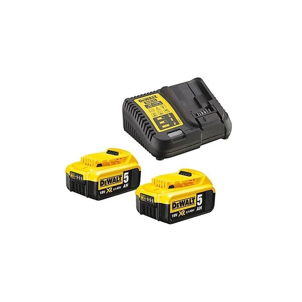 DEWALT - Scie circulaire sansfil XR Dewalt DCS572P2 18 V  2 batteries 5 Ah  chargeur  coffret TSTAK - large