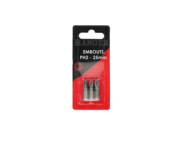 HANGER - Boîte de 50 embouts cruciformes PH2 25mm - HANGER - 133019 - large