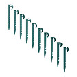JARDIBEST - Pic de fixation - Lot de 10 - vignette