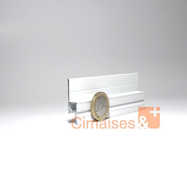 ARTITEQ - Cimaise Deco Rail 200 cm + vis & chevilles - Cimaise Tableau Artiteq - large