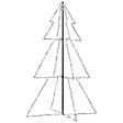 VIDAXL - vidaXL Arbre de Noël cône 200 LED d'intérieur/d'extérieur 98x150 cm - vignette