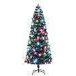 VIDAXL - vidaXL Arbre de Noël pré-éclairé avec support 240 cm fibre optique - vignette