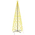 VIDAXL - vidaXL Arbre de Noël cône 1400 LED Blanc chaud 160x500 cm - vignette