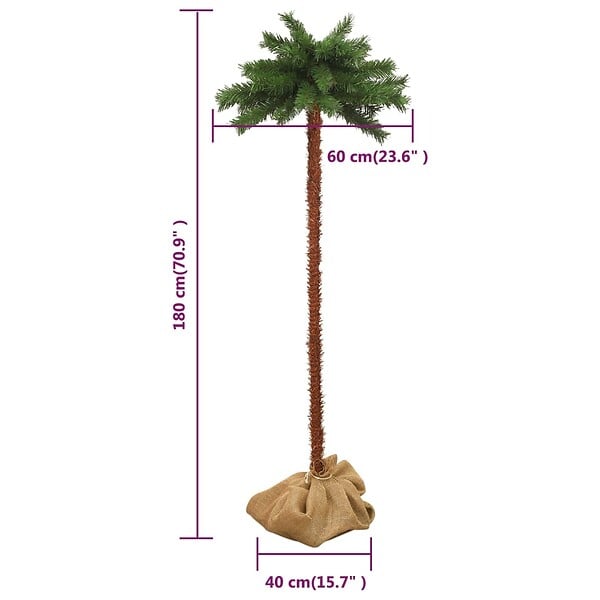 VIDAXL - vidaXL Sapin de Noël avec LED 180 cm - large