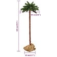 VIDAXL - vidaXL Sapin de Noël avec LED 180 cm - vignette