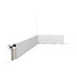 ORAC DECOR - Pack 10 mètres Plinthes de rénovation SX171 avec colle - Orac x Cimaises-et-plus - 10x2,2x200cm (h x p x L) - surplinthe décorative polymère - vignette