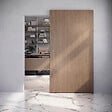 EMUCA - Kit de quincaillerie pour porte coulissante en bois Wall à fermeture souple, Acier et Aluminium et Plastique - vignette