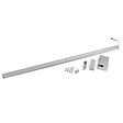 EMUCA - barre de penderie pour armoire Castor avec lumière LED, batterie amovible et détecteur de mouvement, 1.008, Anodisé mat - vignette