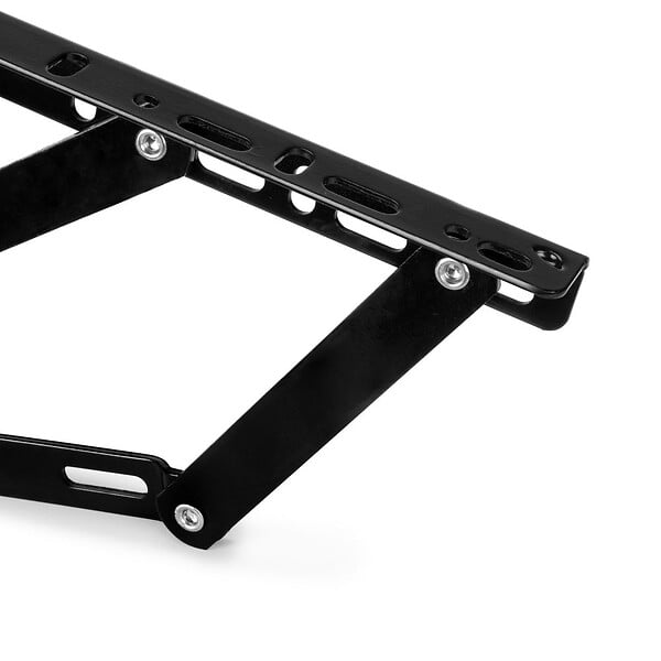 EMUCA - Jeu de ensemble de levage pour lits, ouverture latérale, pour lits de 90 cm, Acier, Peint en noir - large