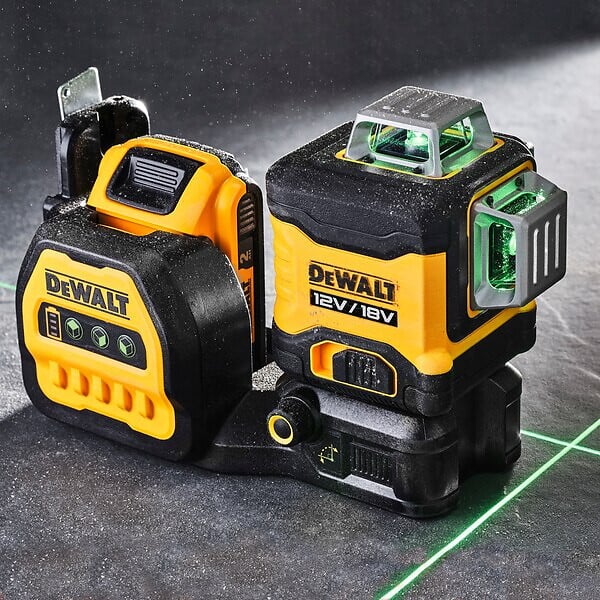 DEWALT - Niveau laser multi-lignes 3 faisceaux verts à 360° 12V / 18V DEWALT DCE089NG18-XJ - large