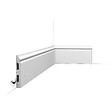 ORAC DECOR - SX118 CONTOUR Plinthe Orac Decor - 14x1,8x200cm (h x p x L) - plinthe décorative polymère A l'unité , A peindre - vignette