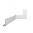 ORAC DECOR - SX163 Plinthe Orac Decor - 10x1,3x200cm (h x p x L) - plinthe décorative polymère A l'unité , A peindre - vignette