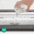 VOUNOT - Tapis de Bain Antidérapant microfibre motif dégradé 50x80cm gris - vignette