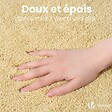 VOUNOT - Tapis de Bain Antidérapant microfibre 50x80cm beige - vignette