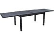 HABITAT ET JARDIN - Table de jardin en aluminium extensible "Lagos" - 140/280 x 90 x 76 cm - Noir - vignette