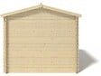 ALTANKA - Abri de jardin en bois - 6.25m2 - 2.5x2.5m - Ep. 28mm - Couleur: naturel - DOM521 - vignette