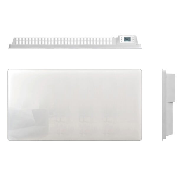 KALIA - Radiateur électrique céramique GLASS blanc 2000W - large