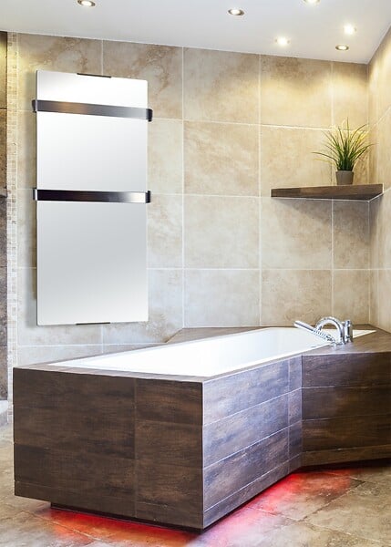 CHEMIN ARTE - sèche-serviette rayonnant 900w miroir - 112 - large
