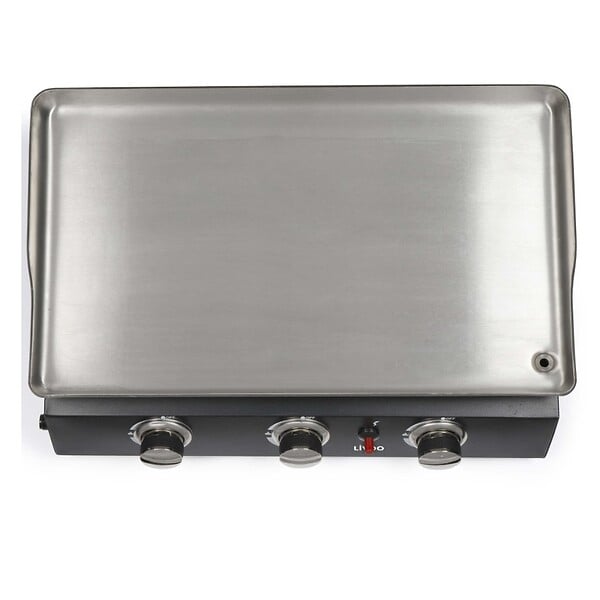 LIVOO - Plancha Gaz 7200w En Métal Noir - DOC249 - large