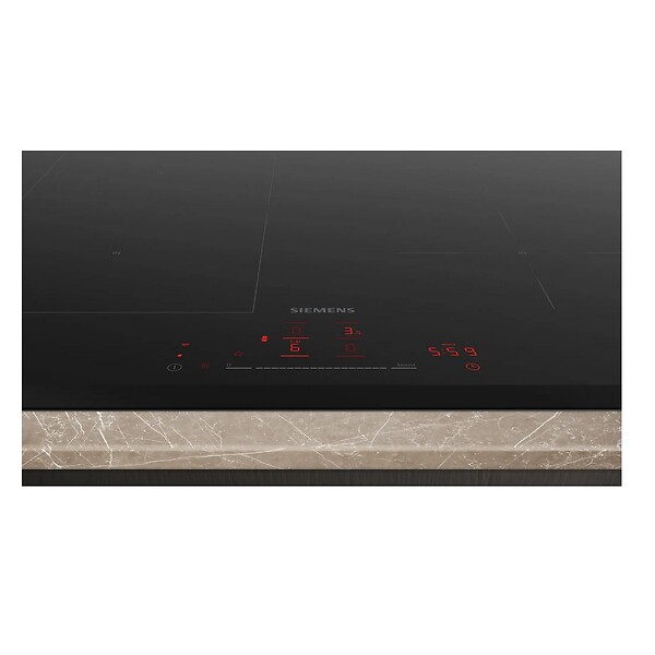 SIEMENS - table de cuisson à induction 71cm 4 feux 7400w noir - ED751HSB1E - large