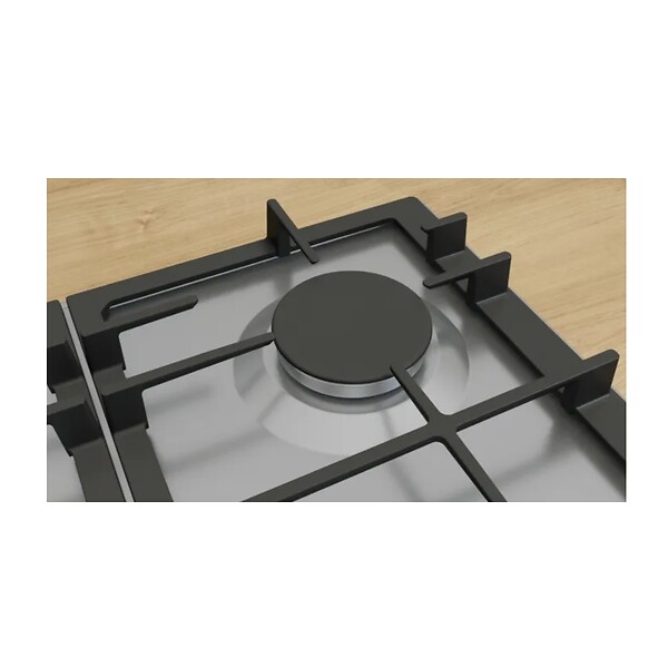 BOSCH - plaque de cuisson gaz 60cm 4 feux 7500w - PCP6A5I90 - large