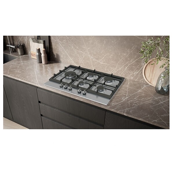 SIEMENS - Table De Cuisson Gaz 75cm 5 Feux 12500w Inox - EC7A5SI90 - large