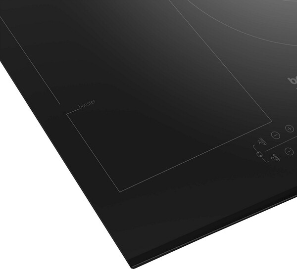 BEKO - table de cuissson à induction 60cm 3 feux 7200w noir - hii63201fmtb - large