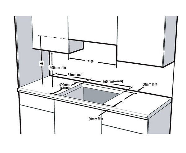 BEKO - table de cuissson à induction 60cm 3 feux 7200w noir - hii63201fmtb - large