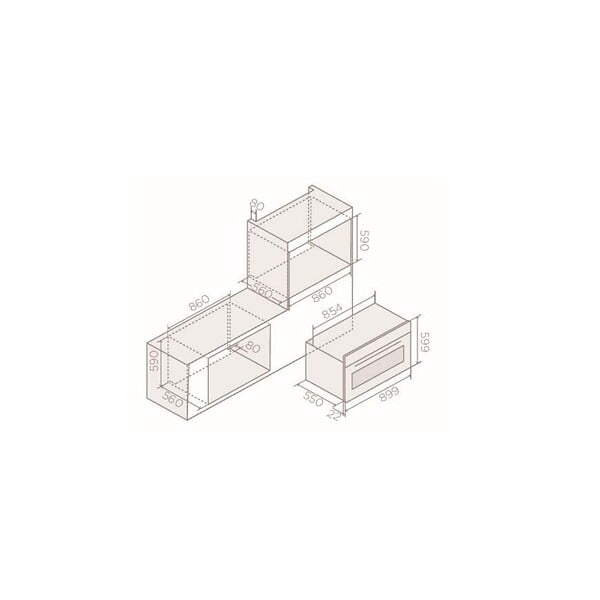 ELICA - Four Intégrable Multifonction 115l 60cm Hydrolyse - PRF0191768A - large