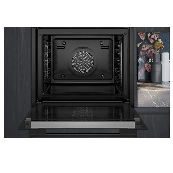 SIEMENS - Four Intégrable Multifonction 71l 60cm A+ Pyrolyse Noir - HB776G3B1 - large