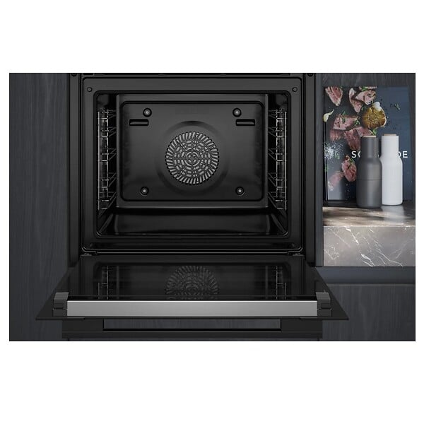 SIEMENS - Four Intégrable Combi Vapeur 71l 60cm A+ Pyrolyse Noir - HR776G3B1 - large