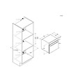 ROSIERES - Four Intégrable 78l 60cm Pyrolyse Inox/noir - RO6H3B3YTX - vignette