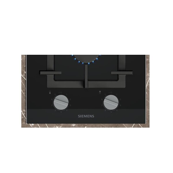 SIEMENS - domino gaz 30cm 2 feux noir - ER3A6BI40 - large