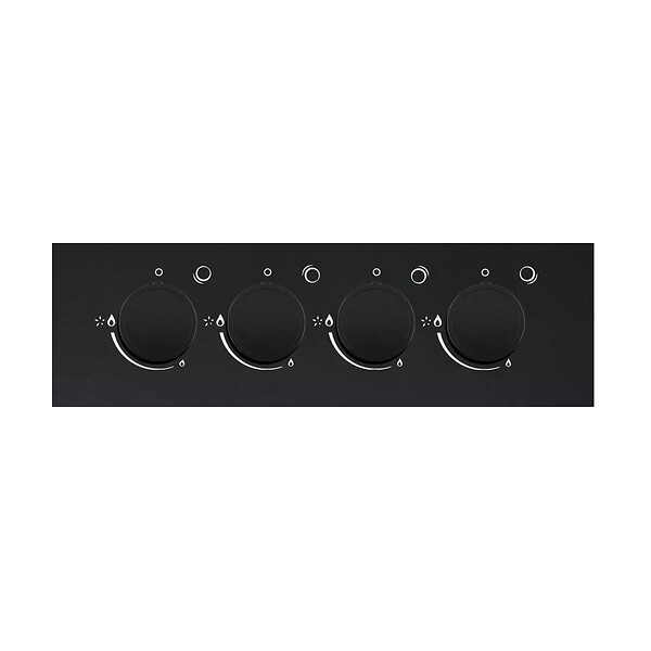 SAUTER - table de cuisson gaz 60cm 4 feux noir - SPG3465B - large