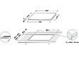 WHIRLPOOL - table de cuisson à induction 65cm 4 feux 7200w noir - wlb4265bfixl - vignette