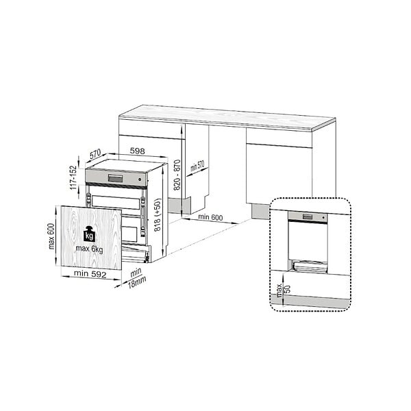 BEKO - lave-vaisselle 60cm 13 couverts 47db intégrable avec bandeau - PDSN25311X - large