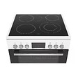 BOSCH - Cuisinière Vitrocéramique A 66l 4 Feux Blanc - HKR39C220 - vignette